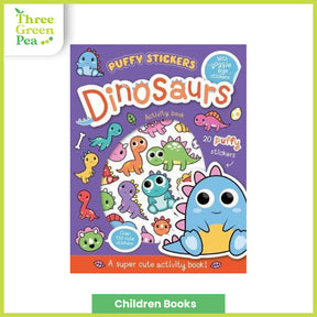 Children Sticker Activity Book - Dinosaurs with Googly-eye Stickers | Suitable for Age 4-6 | Engaging, Motor Skills n Brain Development