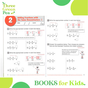 [Original] Kumon Math Workbooks - Focus On - Reducing and Calculating Fractions