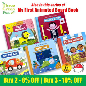 My First Animated Board Book - On the Go | For Children Ages 3+ | Interactive Storytelling with Kids