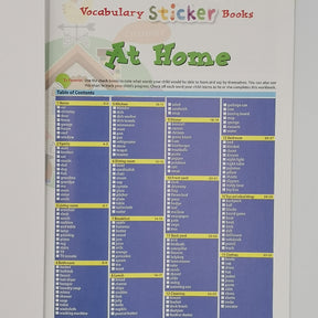 Kumon Vocabulary Sticker Books – At Home