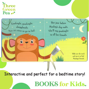 Goodnight Monkey Magic Torchlight Interactive Board Book Children Books Bedtime Story