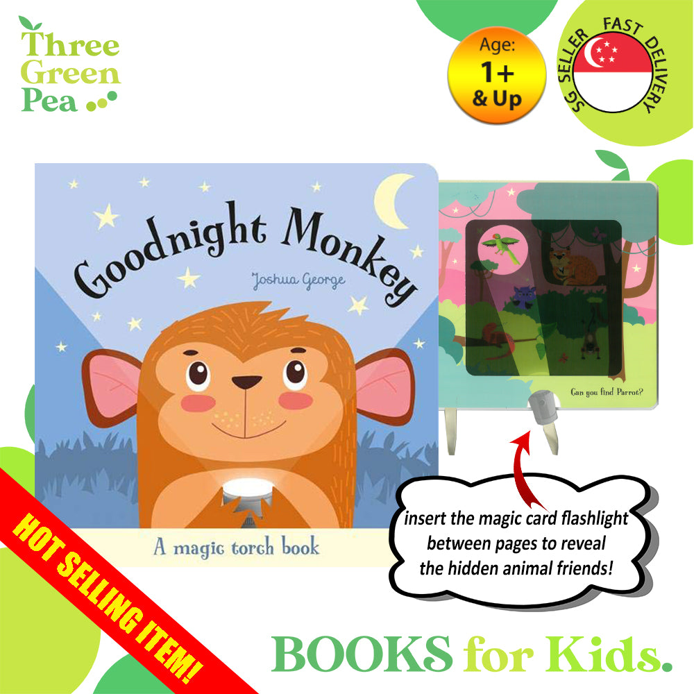 Goodnight Monkey Magic Torchlight Interactive Board Book Children Books Bedtime Story