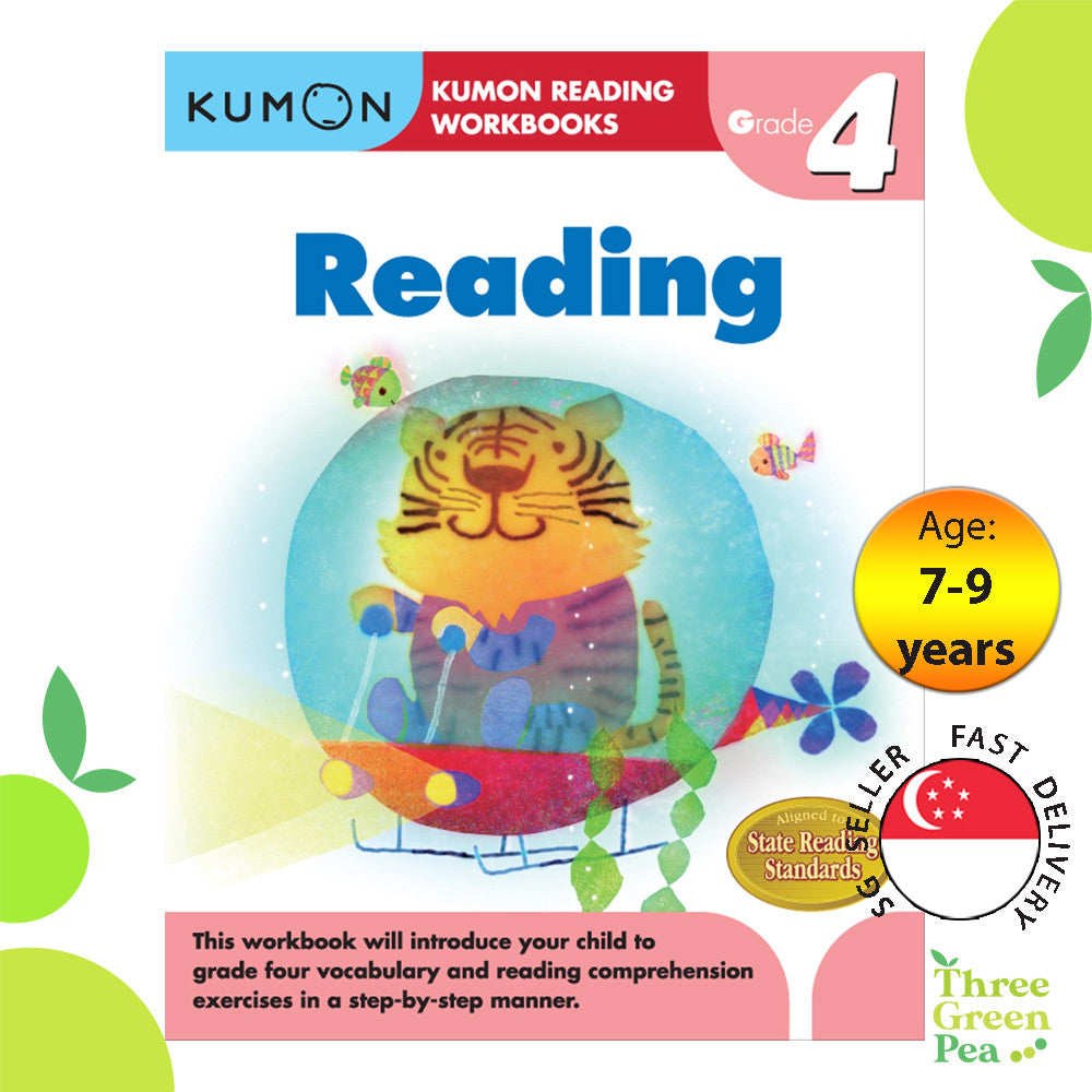 Kumon Reading Workbooks Grade 4 READING [C1-1]