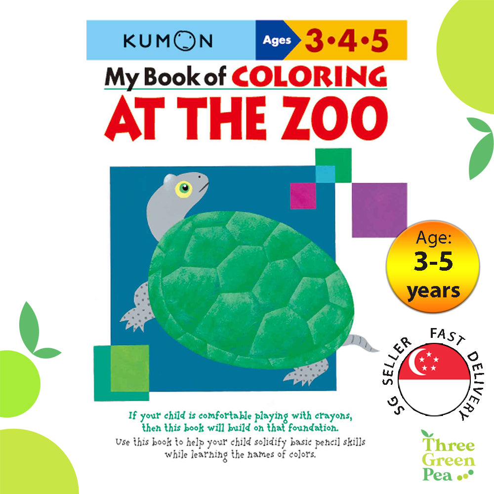 Kumon Basic Skills Workbooks - My Book of Coloring At the Zoo