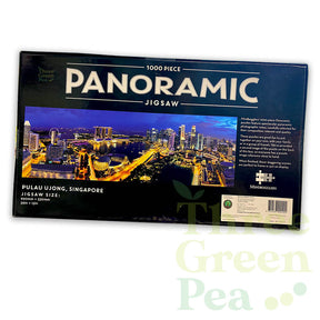 Jigsaw Puzzles for Adults 1000 pieces Panoramic View of Singapore, Pulau Ujong Great Family Gifts or Activity [B2-1]