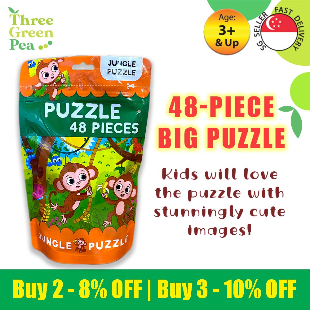 Jigsaw Puzzle In Bag (48 Big Pieces) | Suitable for Ages 3 and Above