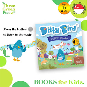 Ditty Bird Funny Songs Sounds Book [Authentic] - Audio Sound Book for Children Ages 1+ Ready Stocks [B1-2]