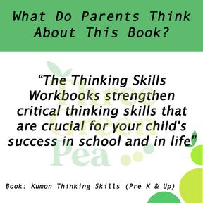 Kumon Workbooks Bind-Up Thinking Skills Series - Pre-K and Up