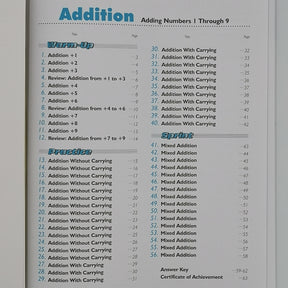 Kumon Speed & Accuracy Math Workbook - Addition