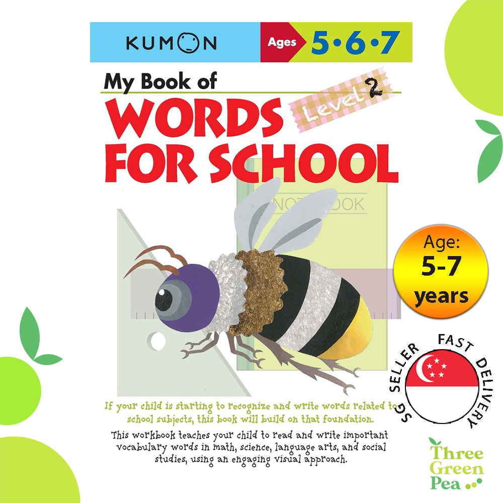 Kumon Verbal Skills Workbooks - My Book Of Words For School Level 2