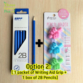[Bundle Deal] Non-Toxic Pencil/Pen Writing Aid Grip for Children/Kids - Correct Holding Position