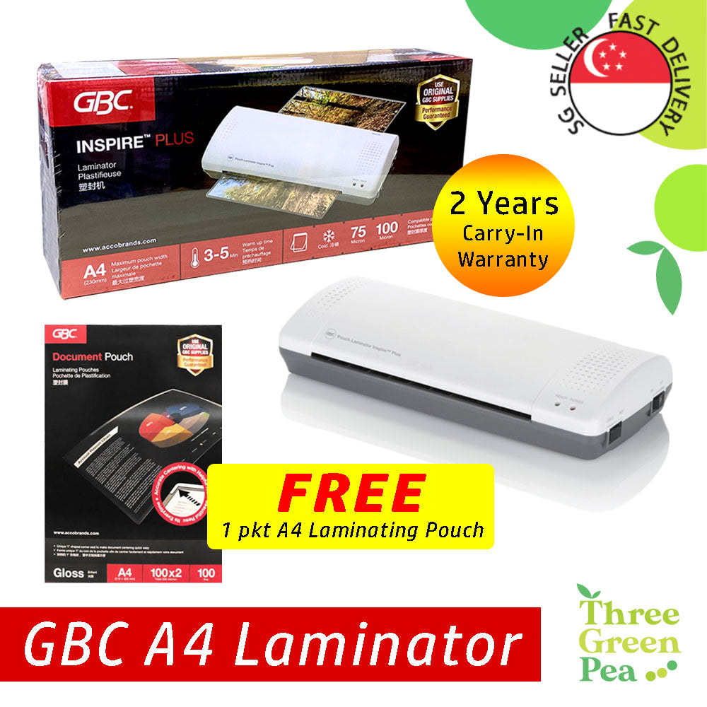 GBC A4 Laminator Machine - Home and Office Use - 2 Years Carry-In Warranty