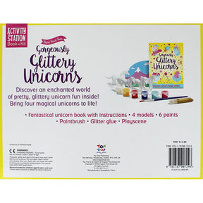 Children Activity Box Set | Paint Your Own Gorgeously Glittery Unicorns | Fun / Interactive | Suitable for Age 5 yo and above