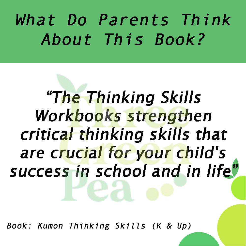 Kumon Workbooks Bind Up Thinking Skills Series - K and Up