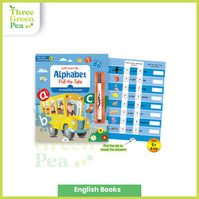 Children Wipe-Clean Activity Book - Lets Learn Counting / Lets Lean the Alphabets with Pull Tab Answers | Suitable for Age 3+ | Children Development / Math / Learning [C4-5]