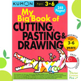 Kumon Workbook - My Big Book Of Cutting Pasting & Drawing