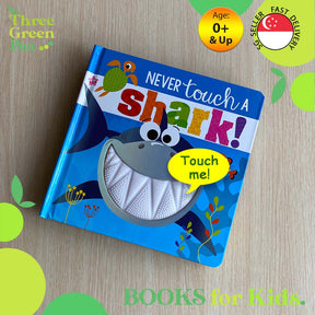 Touch and Feel Book Never Touch a Shark Children Board Book for babies [B1-1]