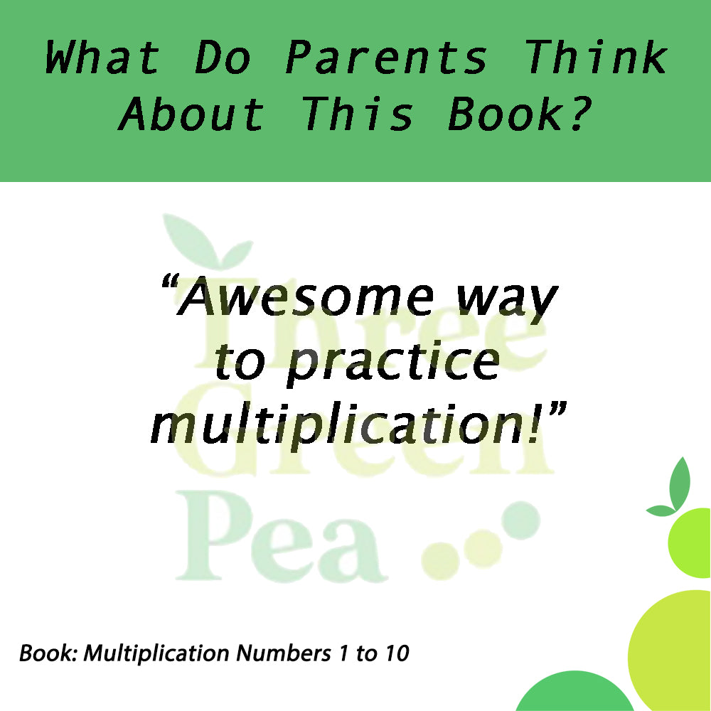 [Original] Kumon Math Workbooks Focus On Multiplication 1 to 10