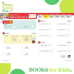 Kumon Grade 3-5 Math Boosters (Decimals)