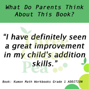 Kumon Math Workbooks Grade 1 ADDITION