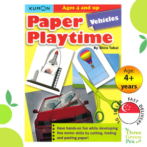 Kumon Paper Playtime - Vehicles