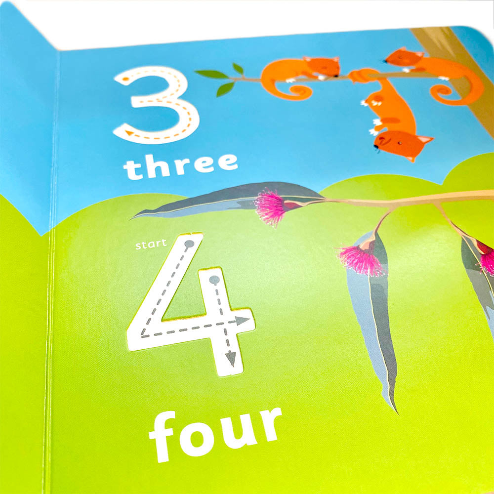 Children's Book for Ages 3 and above | Board Book - Trace and Learn First Numbers (Jr. Explorers)