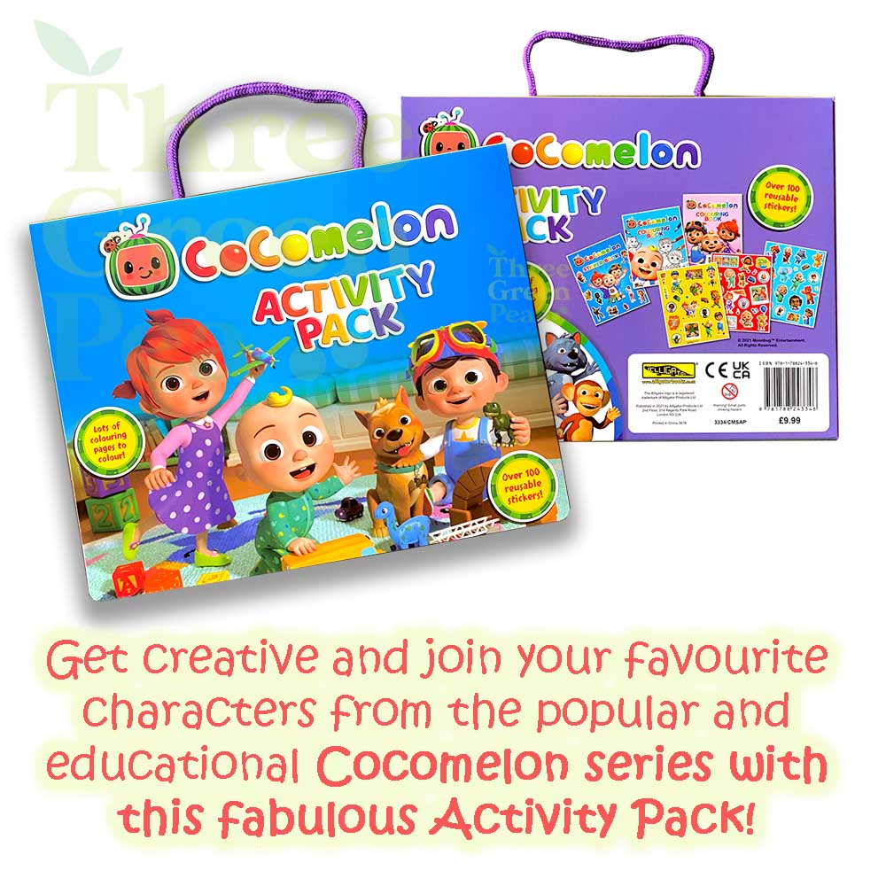 Children Activity Pack: Colouring & Sticker Books - Cocomelon / Dinosaurs| Suitable for Age 3+ | Great Gift Ideas