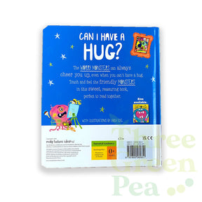 Children Sensory Books - Touch and Feel Worry Monsters Can I have a Hug / Time for School Suitable for Age 1 [B4-2]