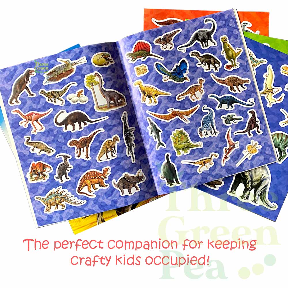 Children Activity Pack: Colouring & Sticker Books - Cocomelon / Dinosaurs| Suitable for Age 3+ | Great Gift Ideas