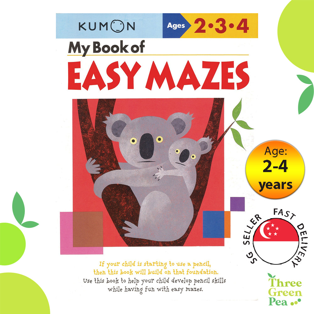 Kumon Basic Skills Workbooks - My Book of Easy Mazes