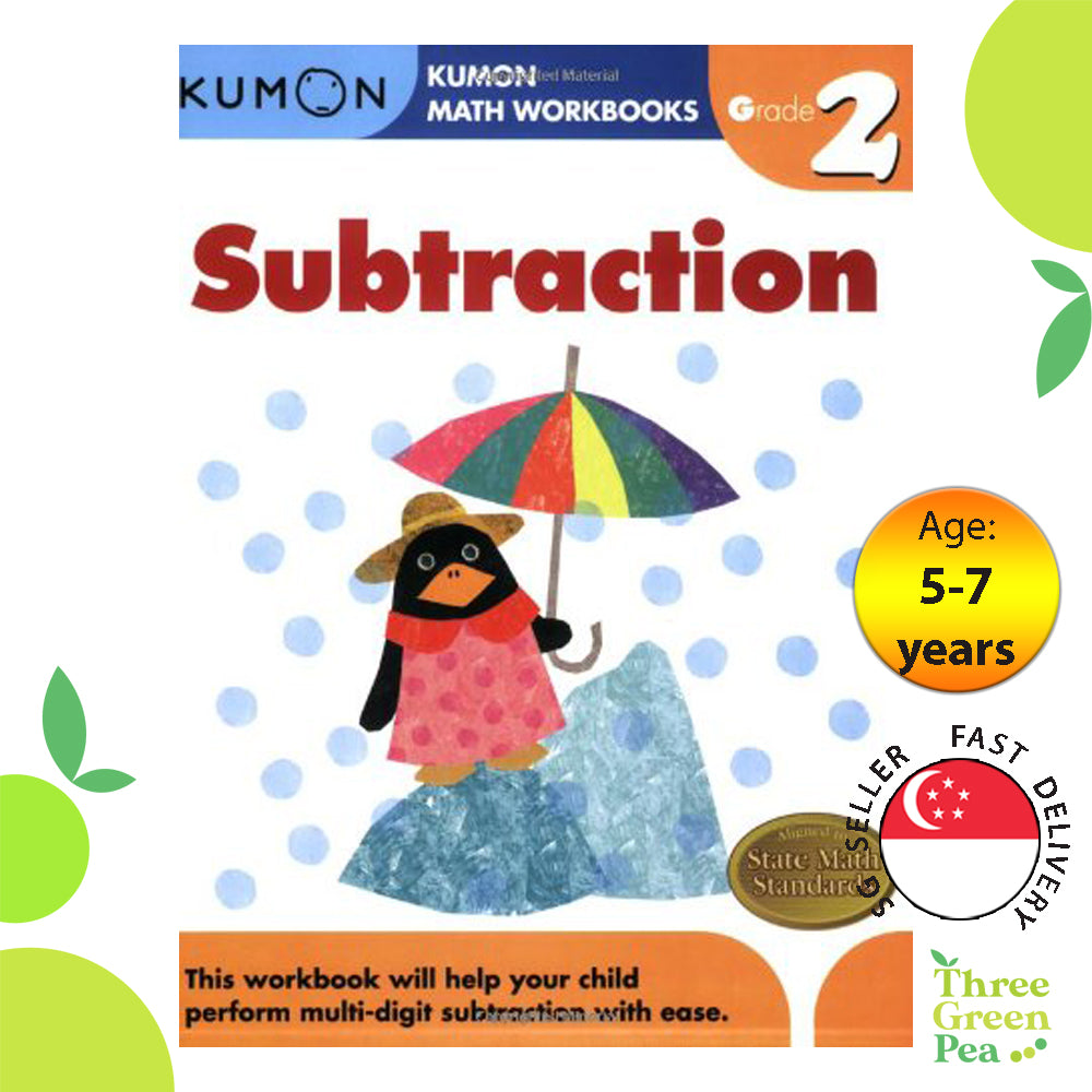 Kumon Math Workbooks Grade 2 SUBTRACTION