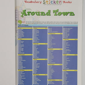 Kumon Vocabulary Sticker Books – Around Town