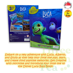 My Busy Book - Luca | 10 Figurines, 1 Playmat and 1 Story Board Book | Great Gift Ideas for Children