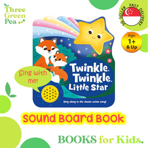 Shaped Sound Board Books for Toddlers : Twinkle, Twinkle, Little Star - Read-Along Storybooks - For Babies & Toddlers