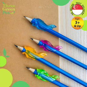 [Bundle Deal] Cute Silicone Pencil Grip (Dolphin Shaped) for Children and Students - Corrects Writing Position Tool