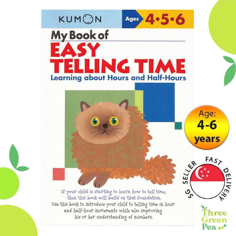 Kumon Math Skills Workbooks - My Book of Easy Telling Time