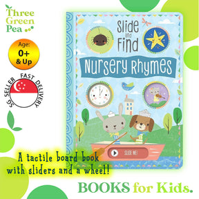 Nursery Rhymes Children Books with Slide and Find Interactive Board Book