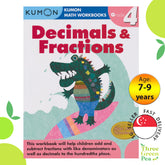 Kumon Math Workbooks Grade 4 - Decimals & Fractions