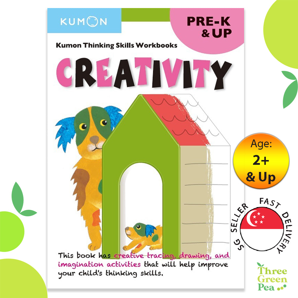 Kumon Thinking Skills Workbook CREATIVITY (Pre-K and Up)