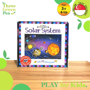Learning Book and Jigsaw - Solar System for Children Age 3 and above