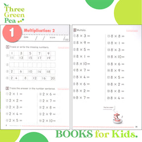 [Original] Kumon Math Workbooks Focus On Multiplication 1 to 10