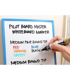 Pilot V Board Master Whiteboard Marker (Medium) and Refill | Bundle of 6 pc Markers and 6 pc Refill