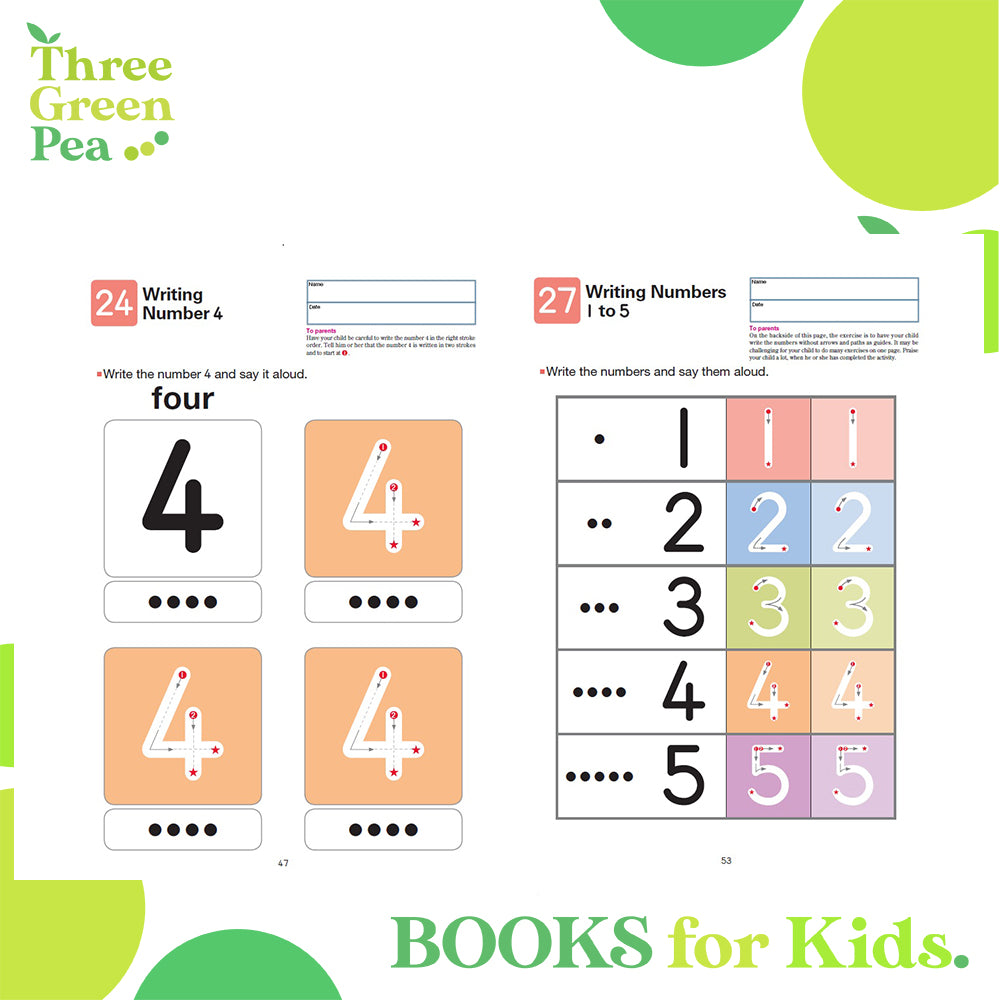 Kumon Math Skills Workbooks - My Book of Numbers 1-10