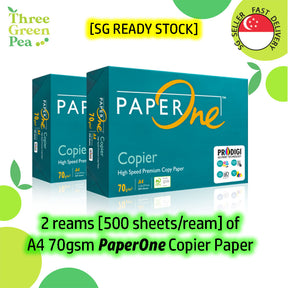 [SG Ready Stock] 2 Reams of A4 70gsm Copier Paper (Paper One) - [500 sheets per ream]