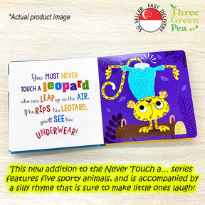 Touch and Feel Book Never Touch a Panda Children Board Book for babies [B1-1]