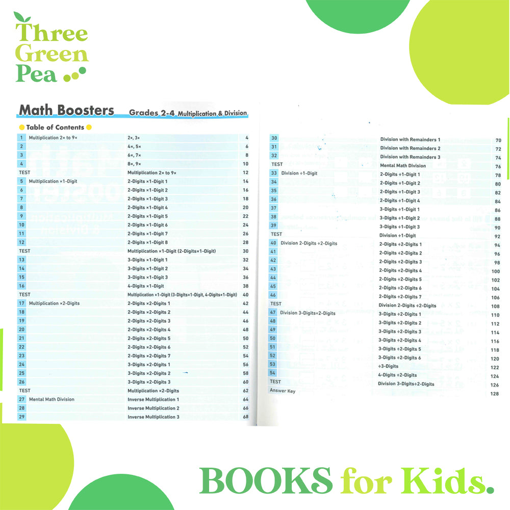 Kumon Grade 2-4 Math Boosters (Multiplication & Division) [C3-4]