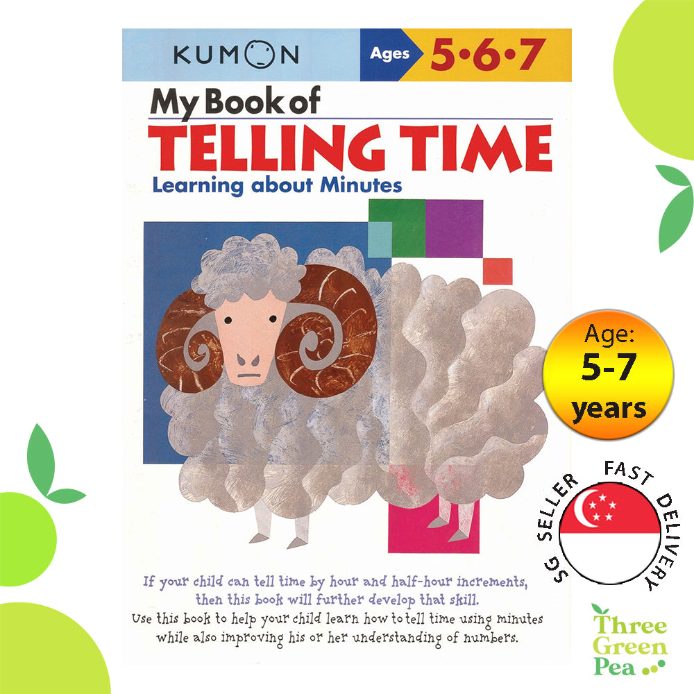 Kumon Math Skills Workbooks - My Book of Telling Time [C2-3]