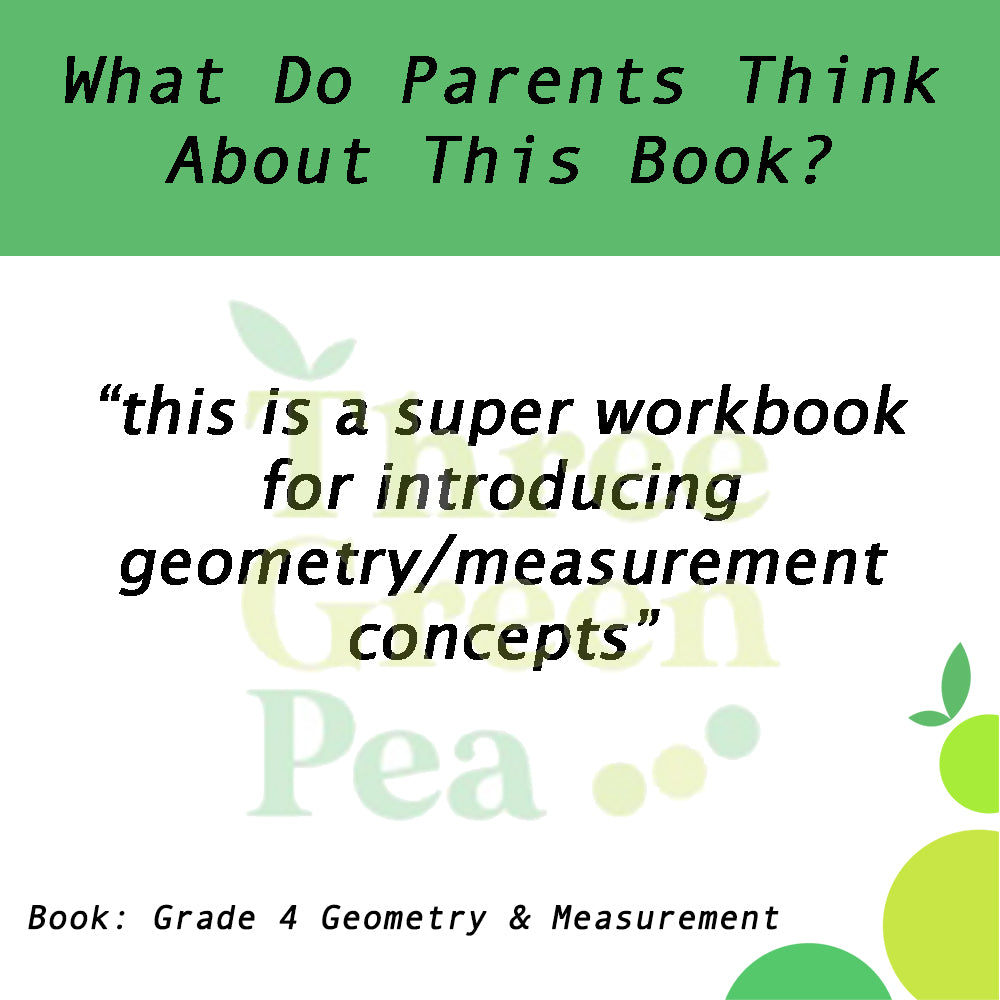 Kumon Math Workbooks Grade 4 - Geometry and Measurement