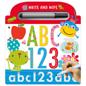 Children Book - Write and Wipe ABC 123 | Suitable For Age 3+