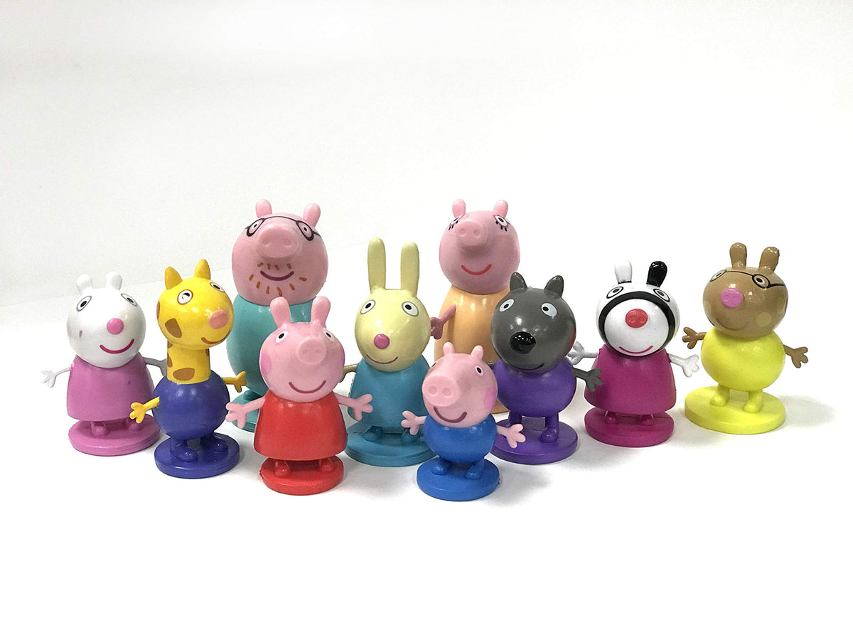 My Busy Book - Peppa Pig 10 Figurines, 1 Playmat and 1 Story Board Book Great Gift Ideas for Children [B1-1]